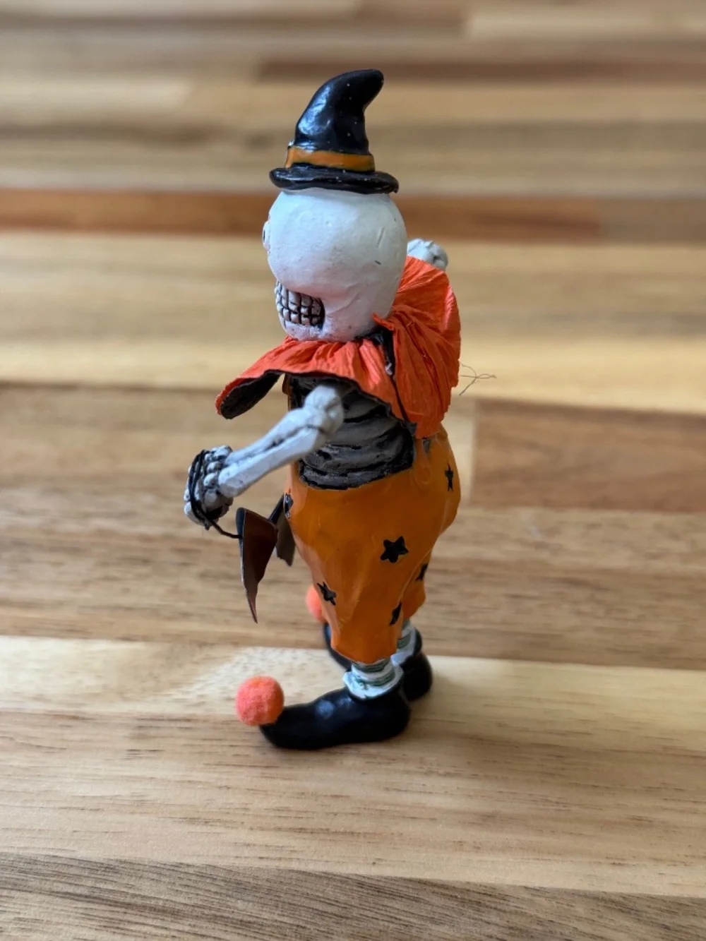 Maker's Halloween Littles miniature clown Skeleton figurine - Joann's